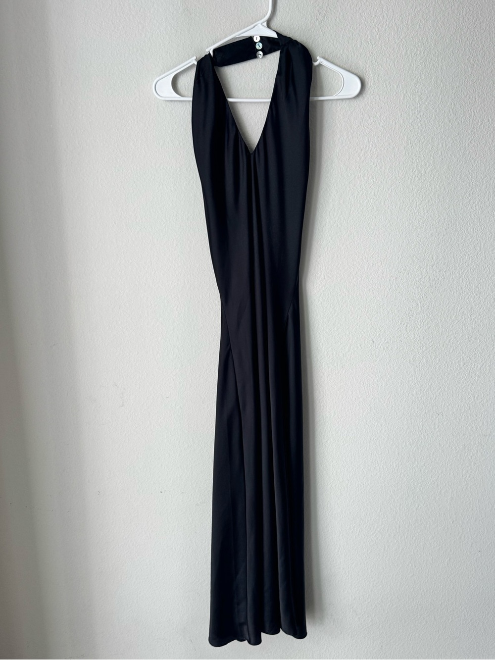Show Me Your MuMu Black Backless Halter Maxi Dress
